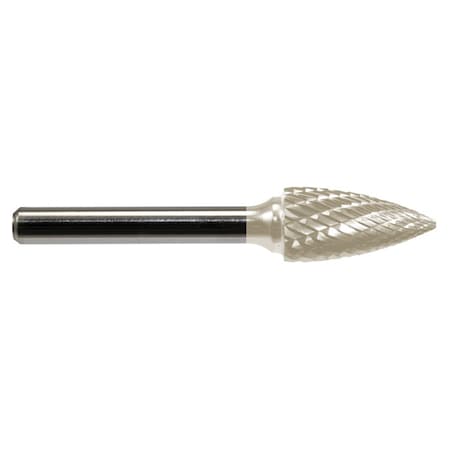 Mastercut Tool Corp. 1/4x5/8x1/4x6 Pointed Tree Doublecut, PowerZ SG-1L6XDC-4